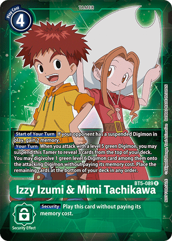 Izzy Izumi & Mimi Tachikawa [BT5-089] (Buy-A-Box Promo) [Battle of Omni] - Destination Retro