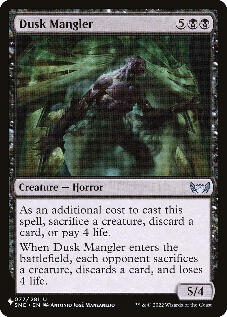 Dusk Mangler [The List] - Destination Retro