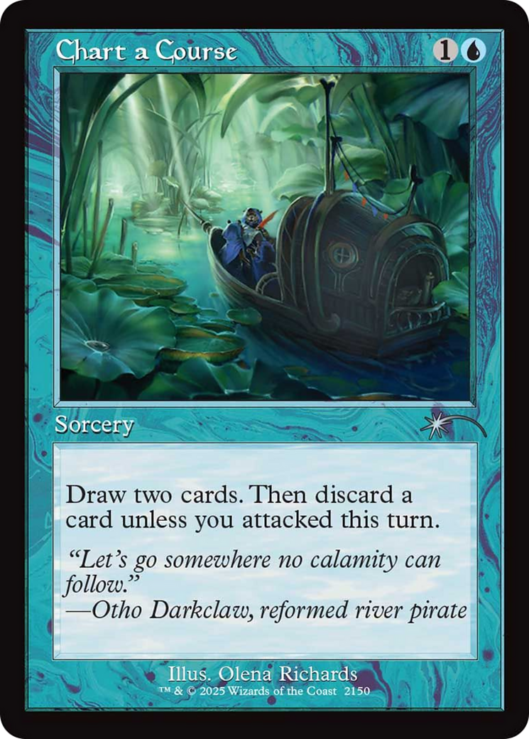 Chart a Course (Retro Frame) [Secret Lair Drop Series] - Destination Retro