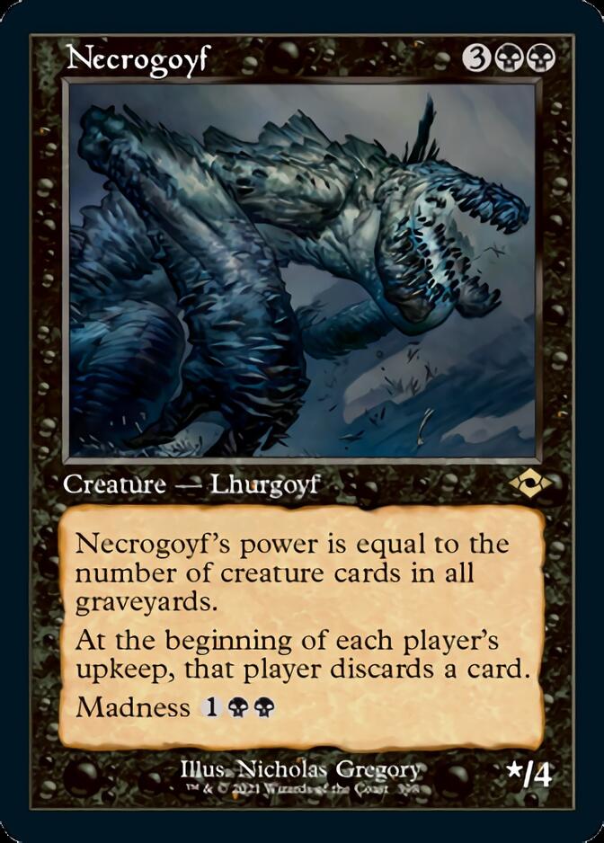 Necrogoyf (Retro Foil Etched) [Modern Horizons 2] - Destination Retro