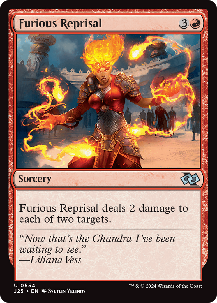 Furious Reprisal [Foundations Jumpstart] - Destination Retro