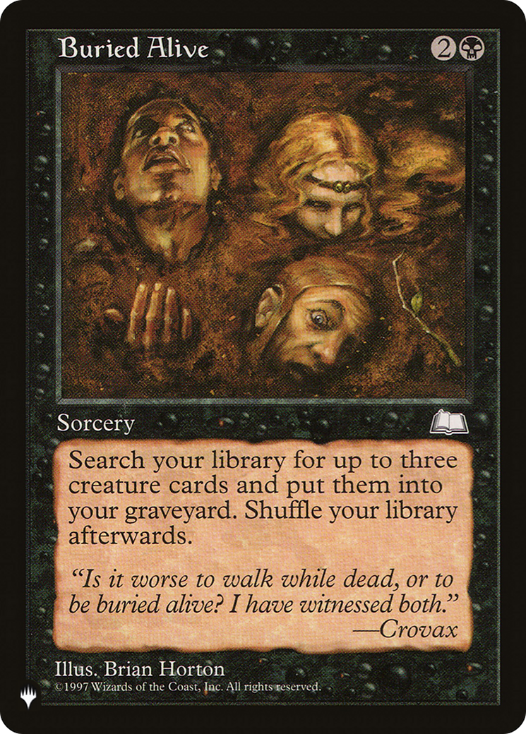 Buried Alive [The List] - Destination Retro