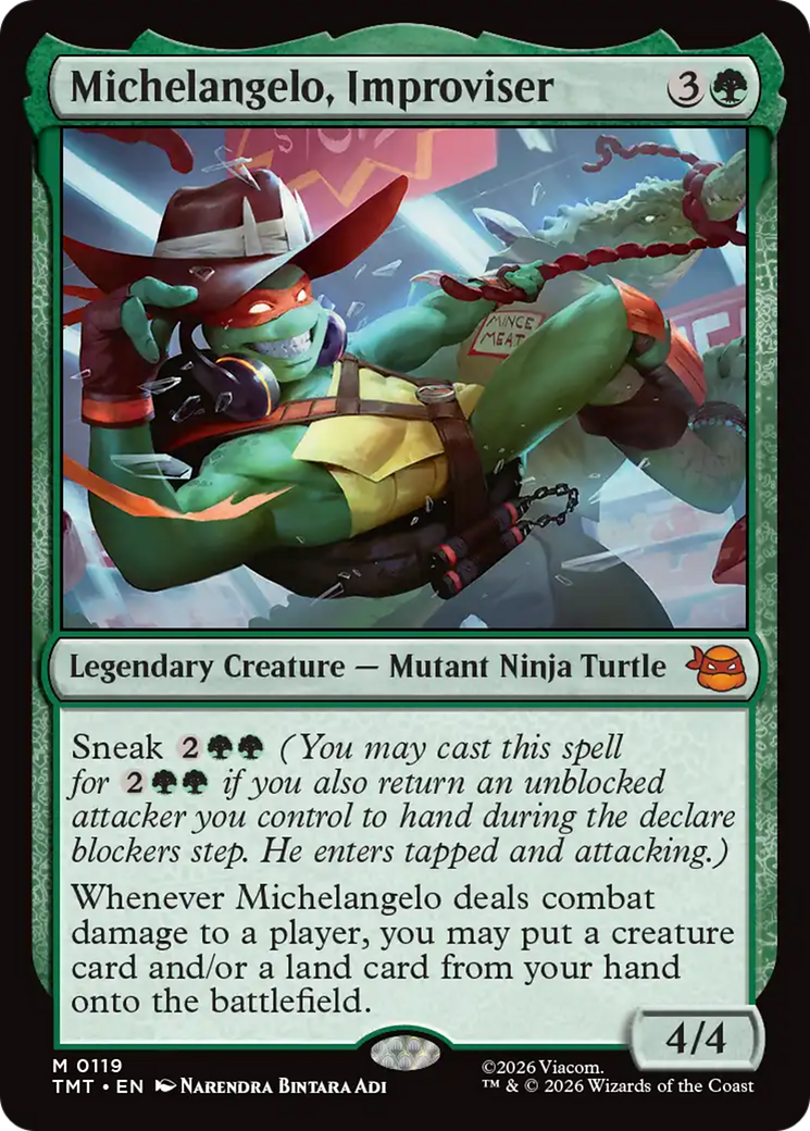 Michelangelo, Improviser [Teenage Mutant Ninja Turtles] - Destination Retro