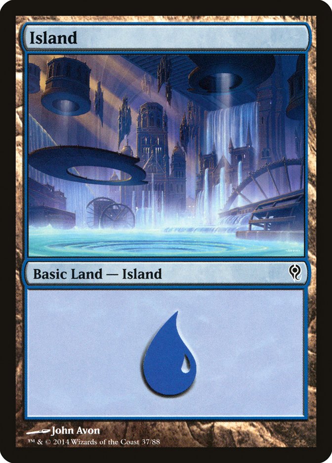 Island (37) [Duel Decks: Jace vs. Vraska] - Destination Retro
