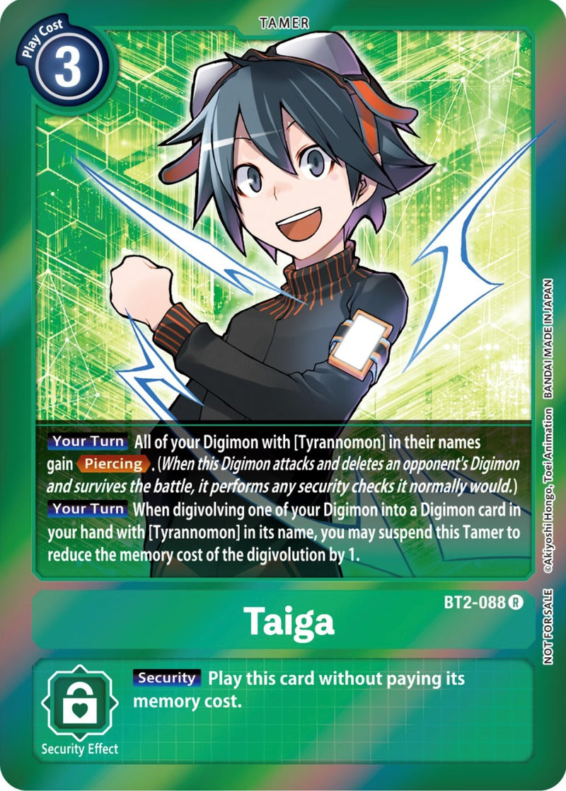 Taiga [BT2-088] (Event Pack 4) [Release Special Booster Promos] - Destination Retro