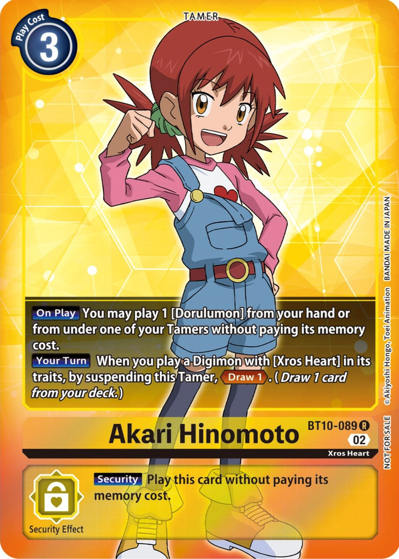 Akari Hinomoto [BT10-089] (Box Topper) [Xros Encounter] - Destination Retro