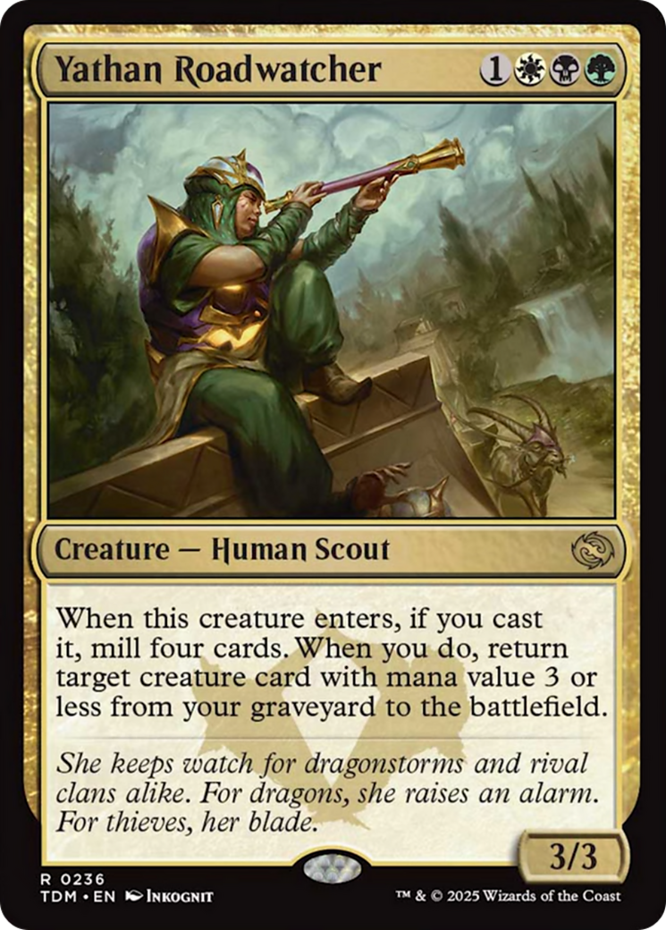 Yathan Roadwatcher [Tarkir: Dragonstorm] - Destination Retro