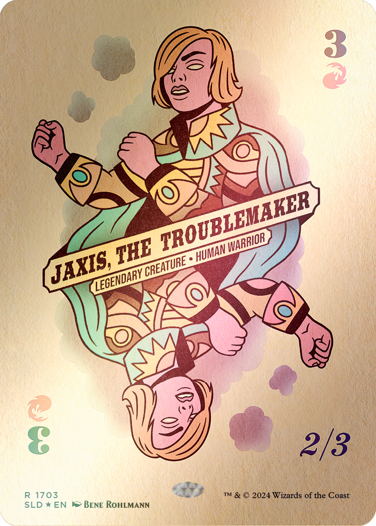 Jaxis, the Troublemaker (Rainbow Foil) [Secret Lair Drop Series] - Destination Retro