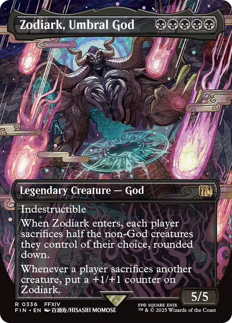 Zodiark, Umbral God (Borderless) [FINAL FANTASY] - Destination Retro