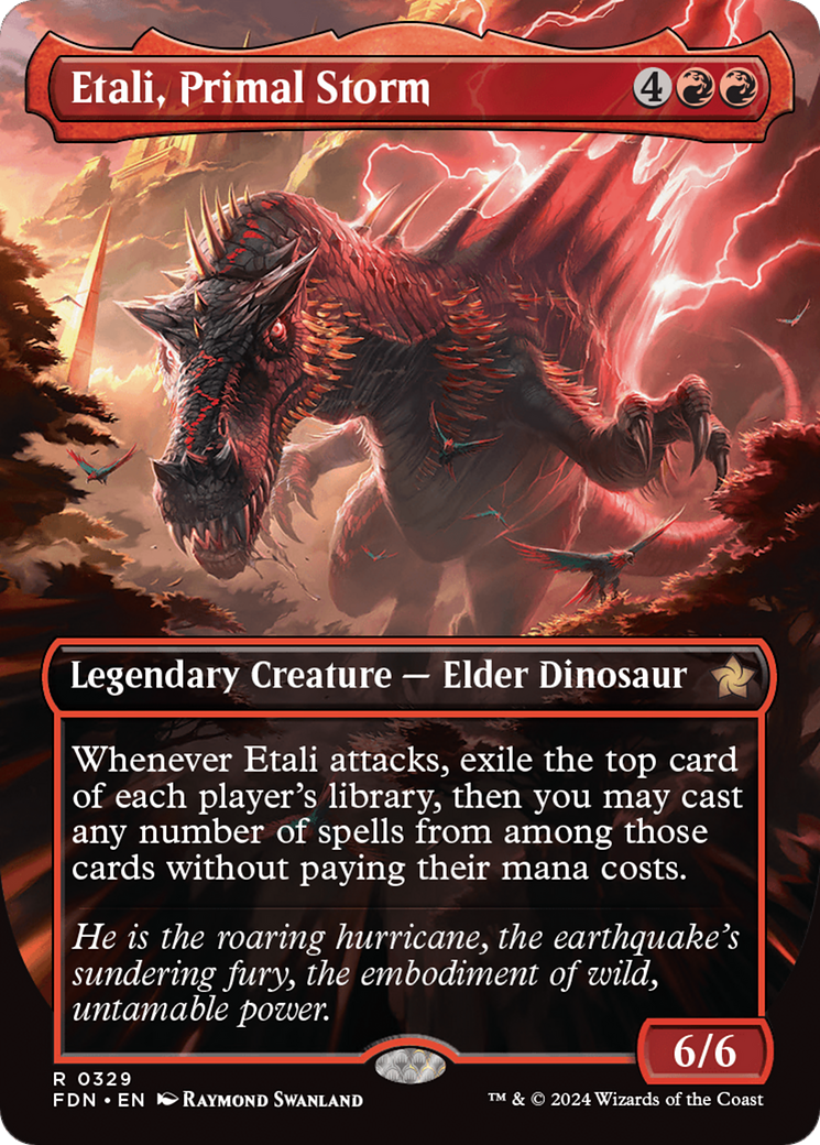 Etali, Primal Storm (Borderless) [Foundations] - Destination Retro