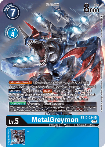 MetalGreymon [BT10-024] (Alternate Art) [Xros Encounter] - Destination Retro