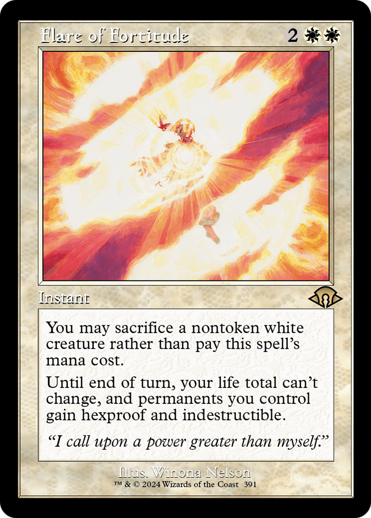 Flare of Fortitude (Retro) [Modern Horizons 3] - Destination Retro