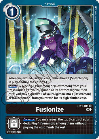 Fusionize [BT11-105] [Dimensional Phase] - Destination Retro