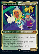 Lila, Hospitality Hostess (Showcase) (Galaxy Foil) [Unfinity] - Destination Retro