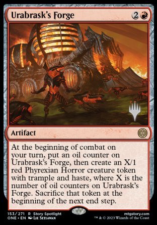 Urabrask's Forge (Promo Pack) [Phyrexia: All Will Be One Promos] - Destination Retro
