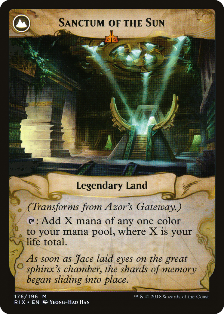 Azor's Gateway // Sanctum of the Sun [Secret Lair: From Cute to Brute] - Destination Retro