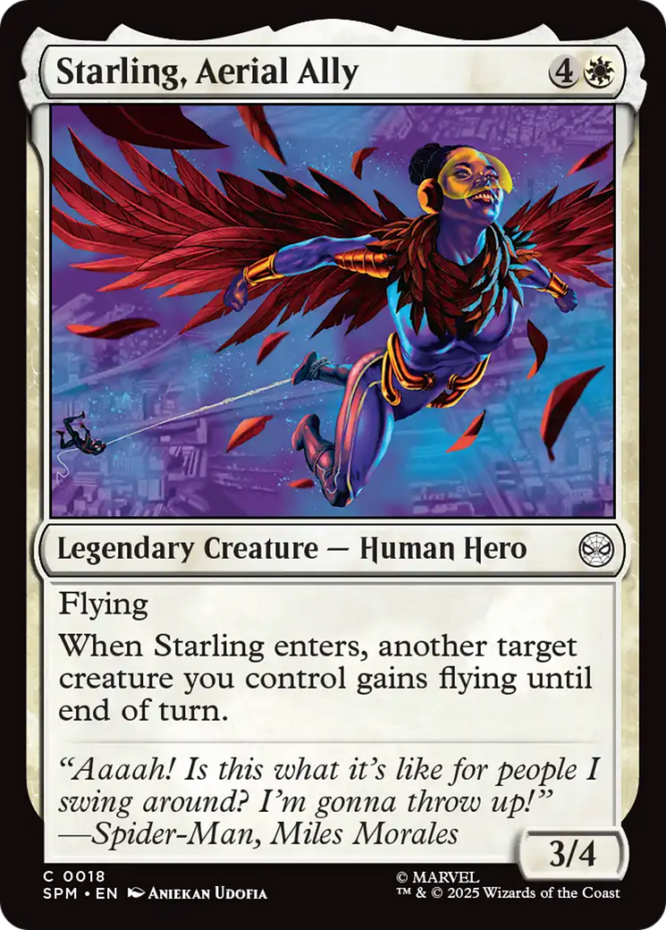 Starling, Aerial Ally [Marvel's Spider-Man] - Destination Retro