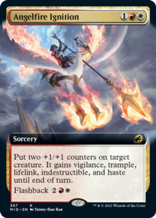 Angelfire Ignition (Extended Art) [Innistrad: Midnight Hunt] - Destination Retro