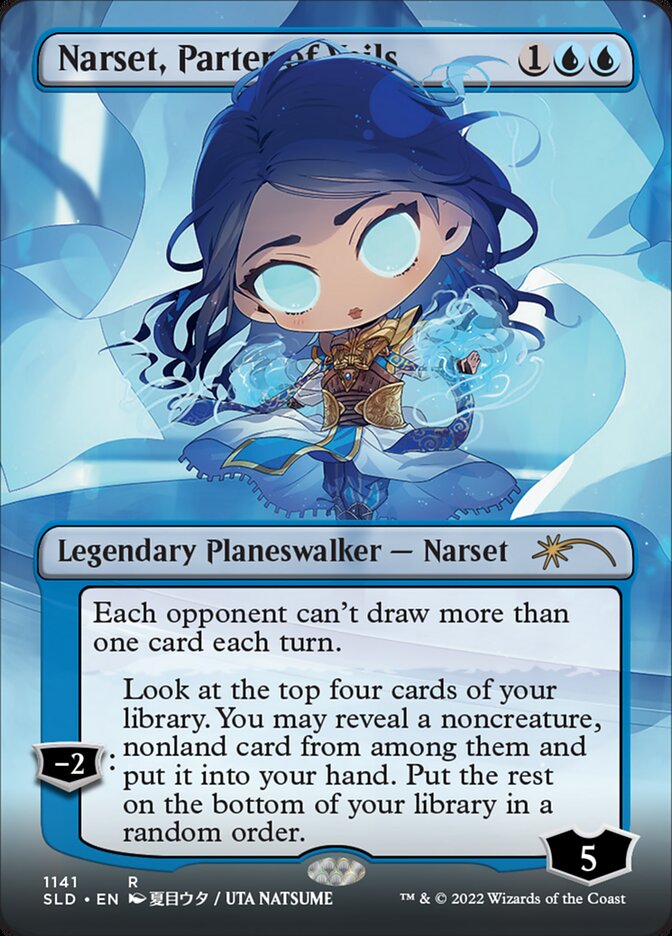 Narset, Parter of Veils (Borderless) [Secret Lair Drop Series] - Destination Retro