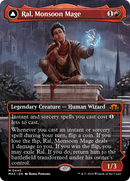 Ral, Monsoon Mage // Ral, Leyline Prodigy (Borderless) [Modern Horizons 3] - Destination Retro