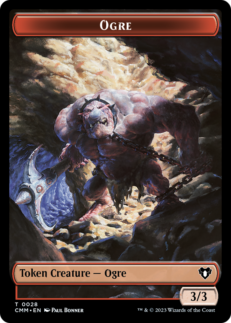 City's Blessing // Ogre Double-Sided Token [Commander Masters Tokens] - Destination Retro