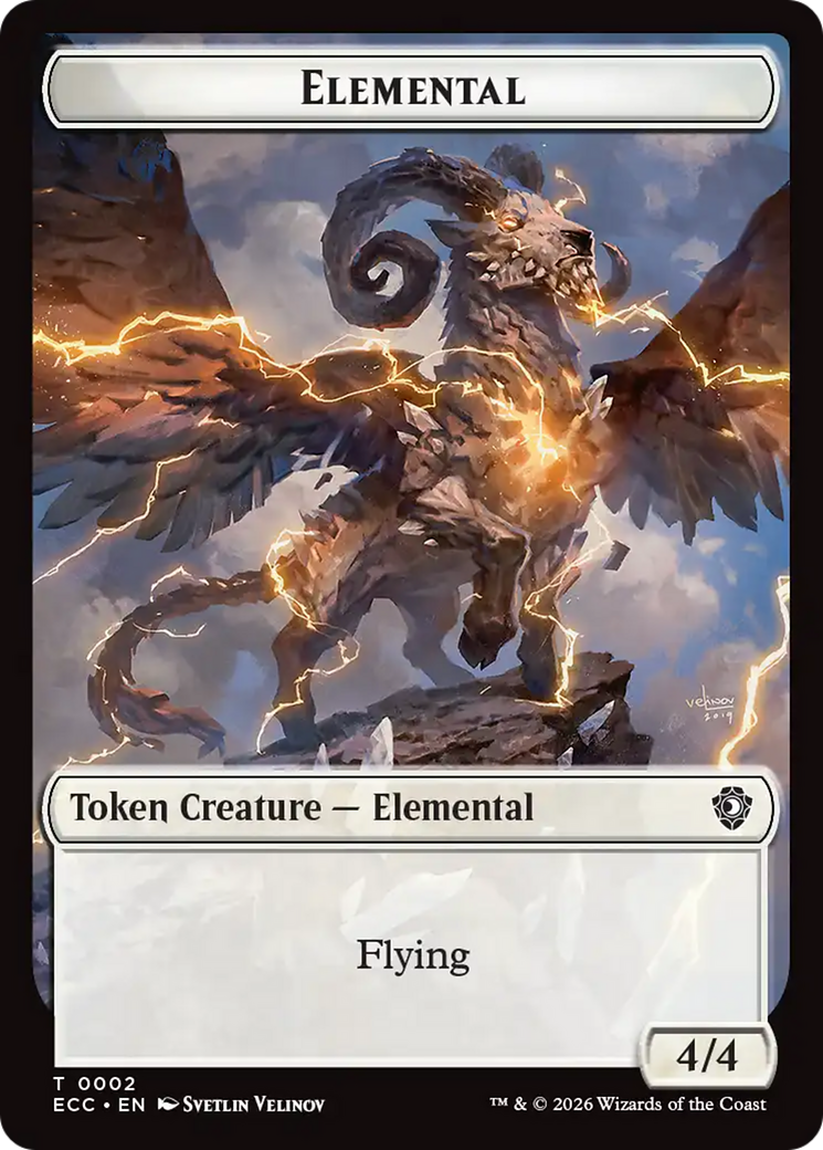 Elemental (0002) // Plant Double-Sided Token [Lorwyn Eclipsed Tokens] - Destination Retro