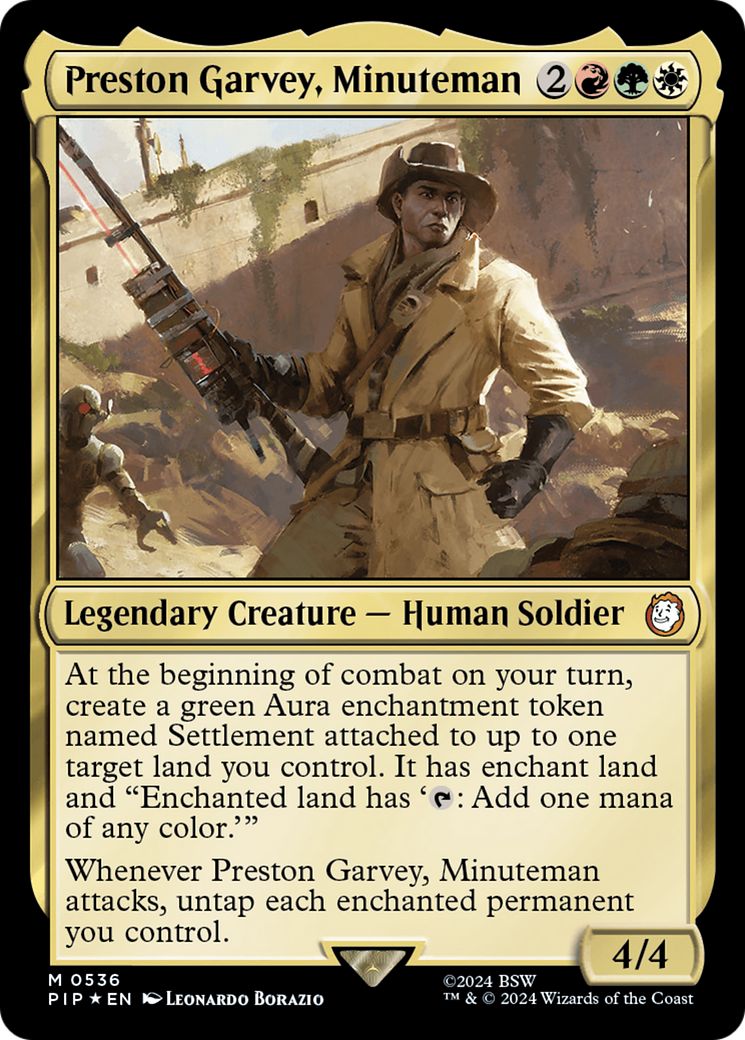 Preston Garvey, Minuteman (Surge Foil) [Fallout] - Destination Retro