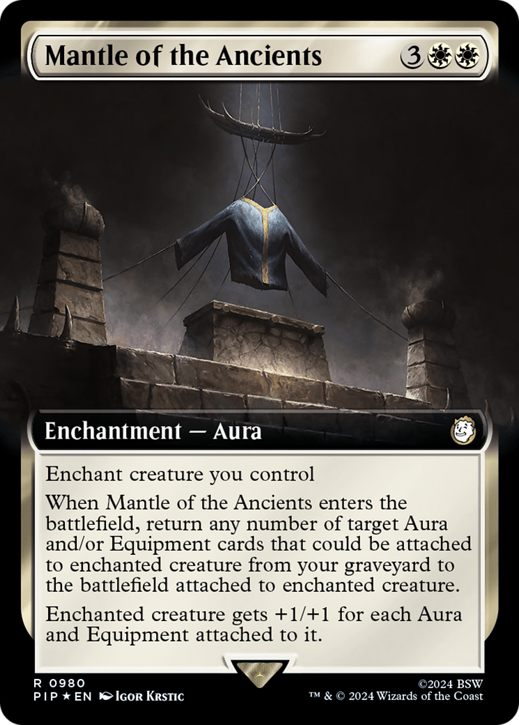 Mantle of the Ancients (Extended Art) (Surge Foil) [Fallout] - Destination Retro