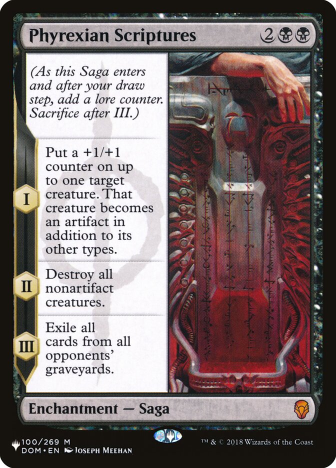 Phyrexian Scriptures [The List] - Destination Retro