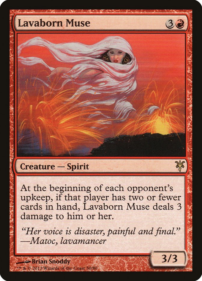 Lavaborn Muse [Duel Decks: Sorin vs. Tibalt] - Destination Retro