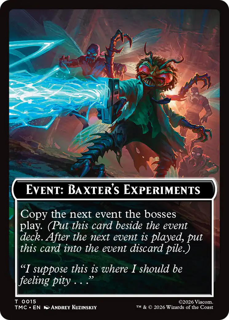 Event: Baxter's Experiments [Teenage Mutant Ninja Turtles Commander Tokens] - Destination Retro