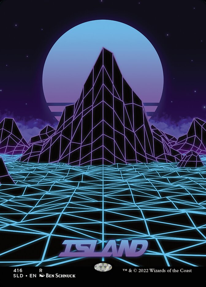 Island (416) [Secret Lair Drop Series] - Destination Retro