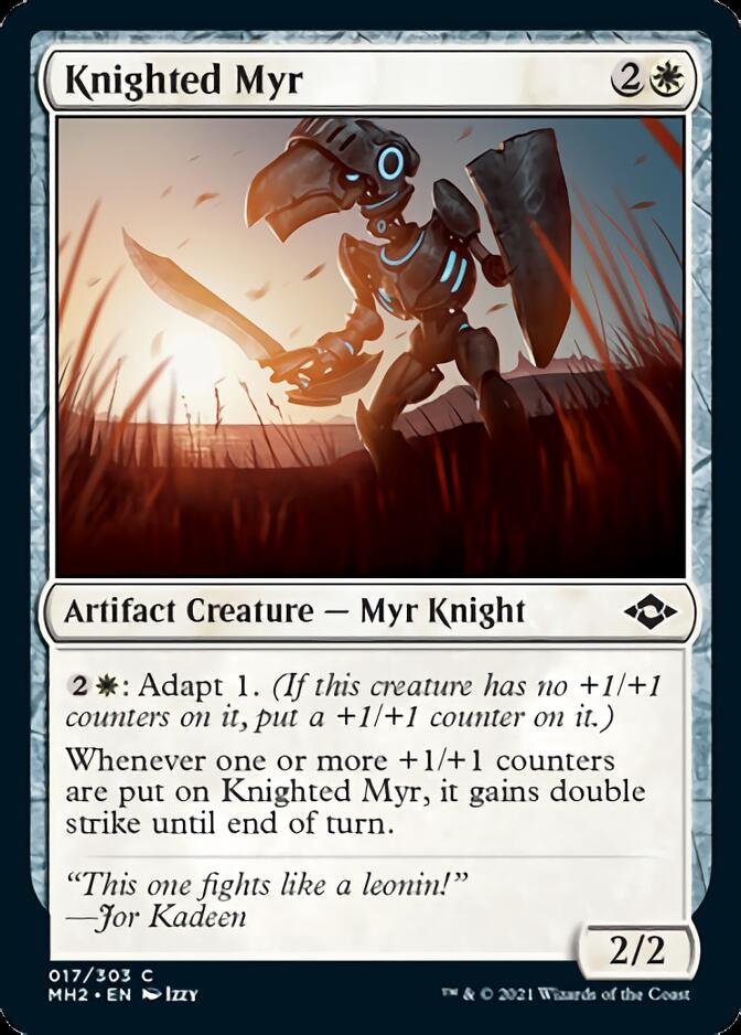 Knighted Myr [Modern Horizons 2] - Destination Retro