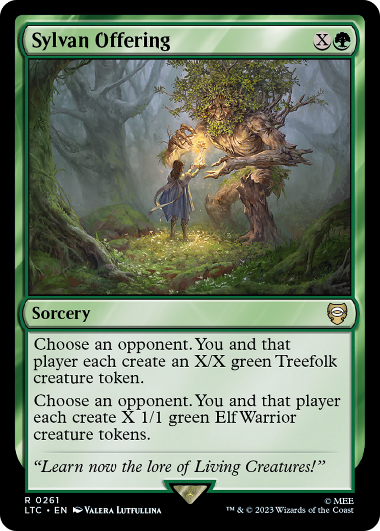 Sylvan Offering [The Lord of the Rings: Tales of Middle-Earth Commander] - Destination Retro