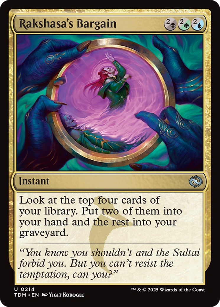 Rakshasa's Bargain [Tarkir: Dragonstorm] - Destination Retro