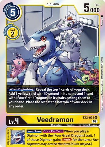 Veedramon [EX3-031] (Alternate Art) [Draconic Roar] - Destination Retro