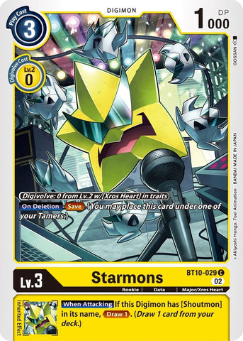 Starmons [BT10-029] [Xros Encounter] - Destination Retro
