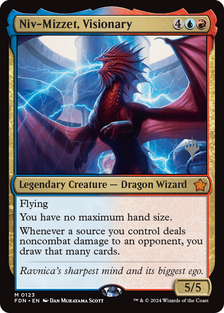 Niv-Mizzet, Visionary (Promo Pack) [Foundations Promos] - Destination Retro