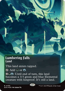 Lumbering Falls (0159) (Borderless) (Galaxy Foil) [Edge of Eternities: Stellar Sights] - Destination Retro