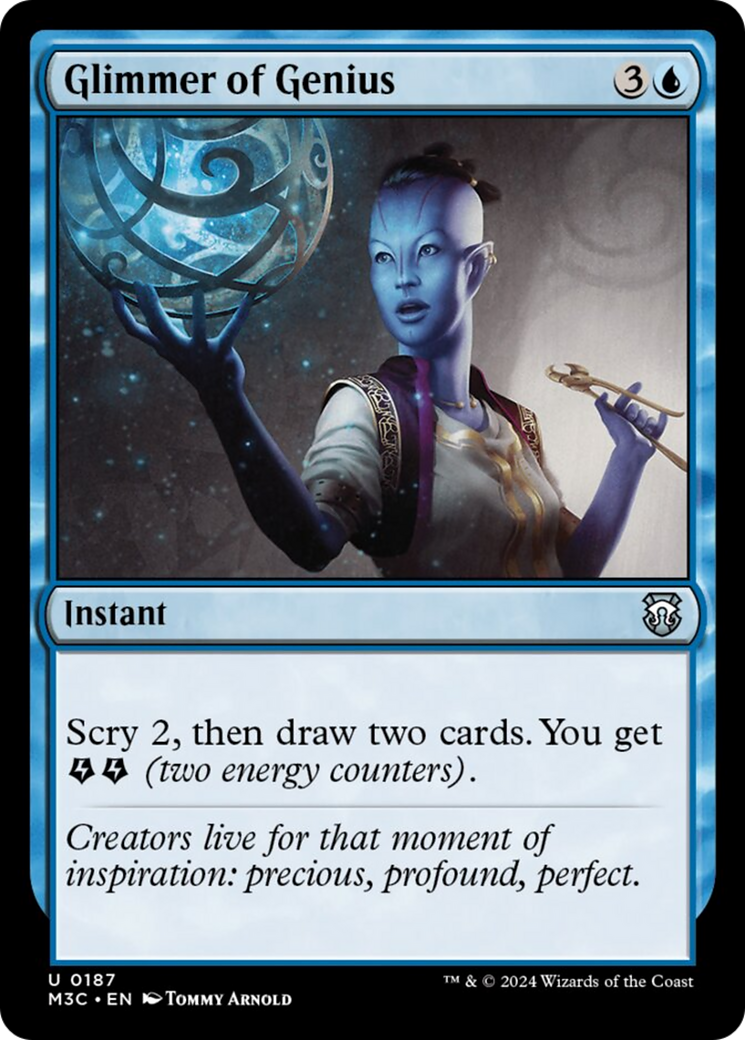 Glimmer of Genius [Modern Horizons 3 Commander] - Destination Retro