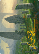 Monumental Henge Art Card (Gold-Stamped Signature) [Modern Horizons 3 Art Series] - Destination Retro