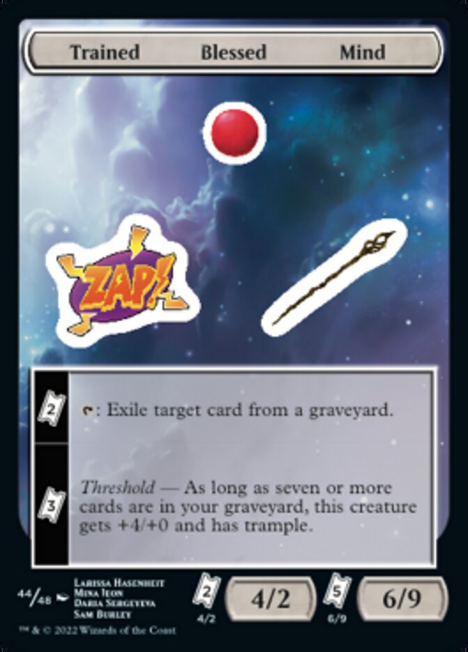 Trained Blessed Mind [Unfinity Stickers] - Destination Retro
