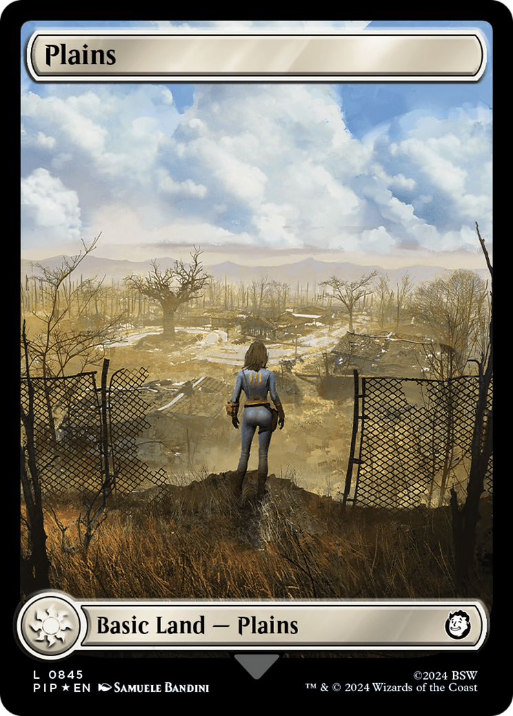 Plains (0845) (Surge Foil) [Fallout] - Destination Retro