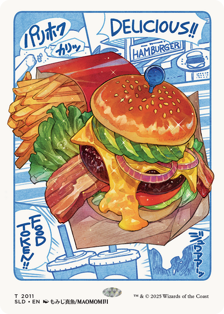 Food Token (2011) (Rainbow Foil) [Secret Lair Drop Series] - Destination Retro