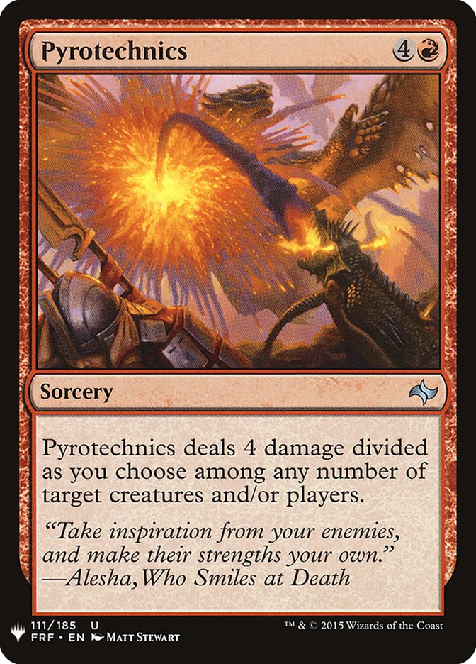 Pyrotechnics [Mystery Booster] - Destination Retro