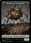Warrior // Phyrexian Saproling Double-Sided Token [March of the Machine Tokens] - Destination Retro