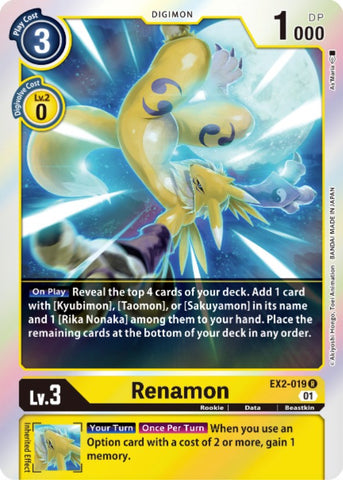 Renamon [EX2-019] [Digital Hazard] - Destination Retro