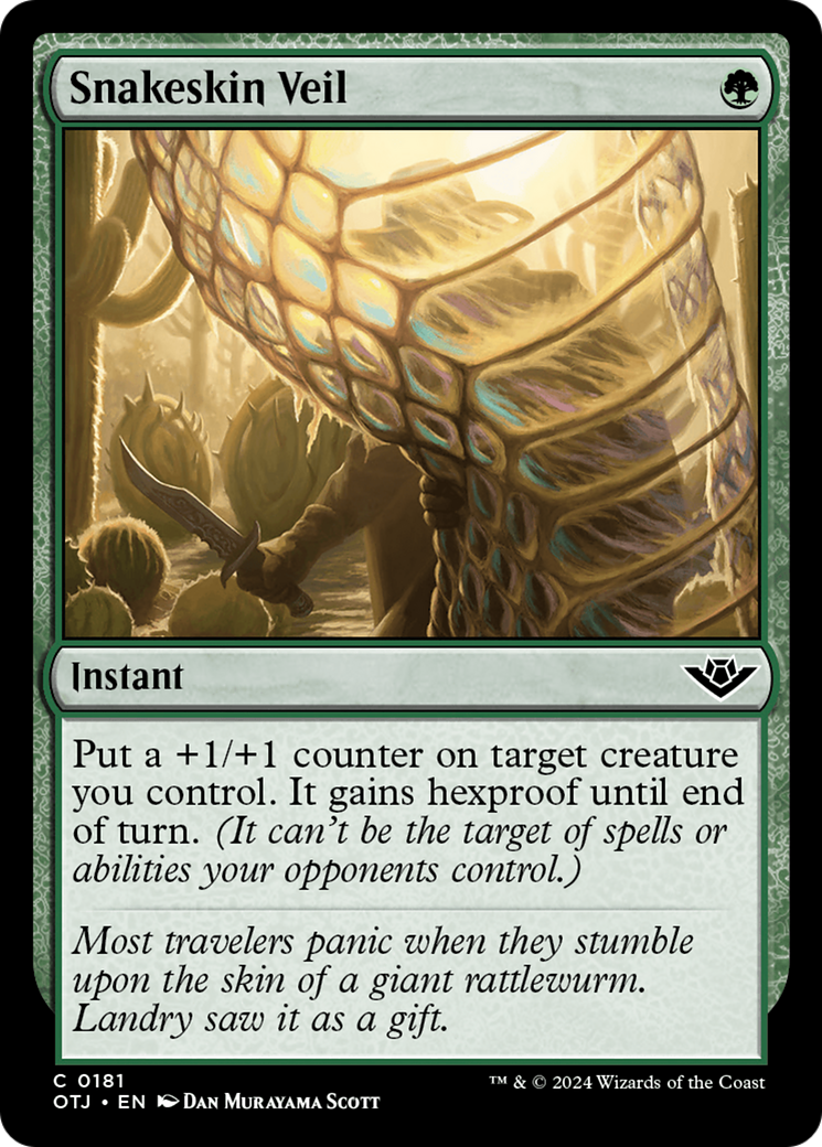 Snakeskin Veil [Outlaws of Thunder Junction] - Destination Retro