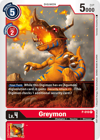 Greymon [P-010] [Promotional Cards] - Destination Retro