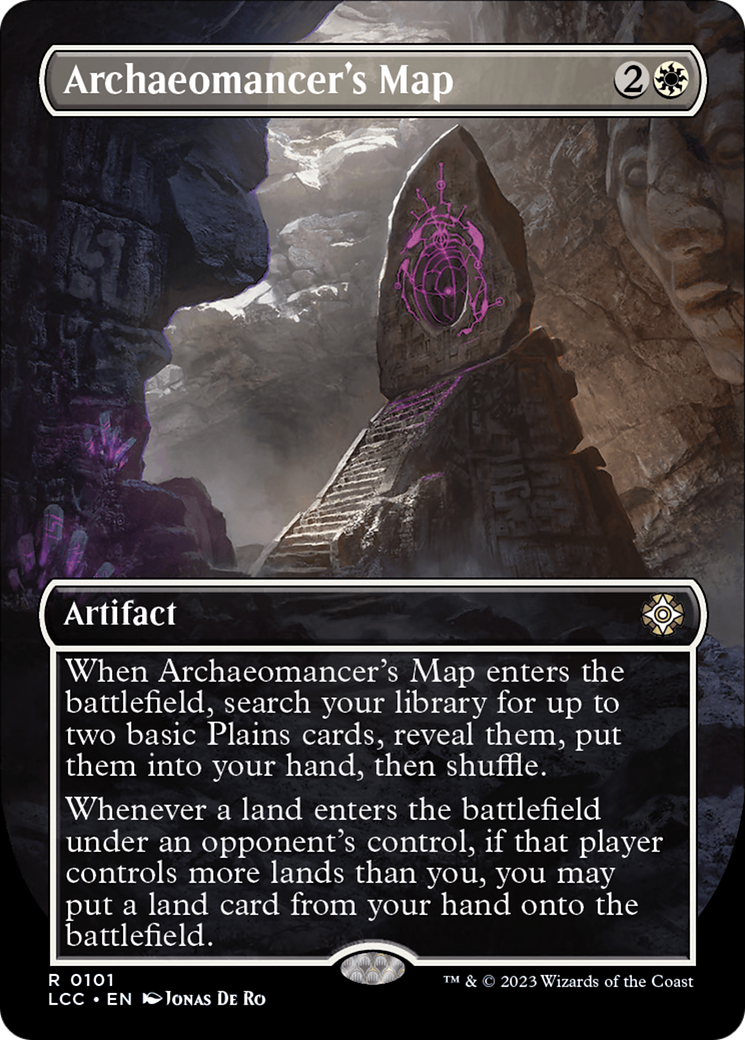 Archaeomancer's Map (Borderless) [The Lost Caverns of Ixalan Commander] - Destination Retro